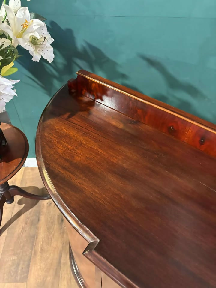 Vintage Mahogany Bureau with Side Cupboardsnn