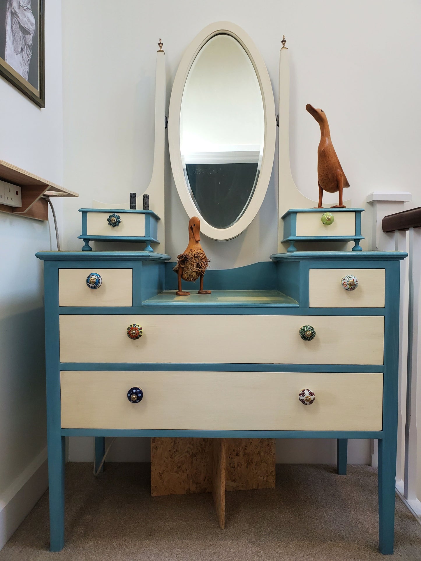Upcycled dressing table