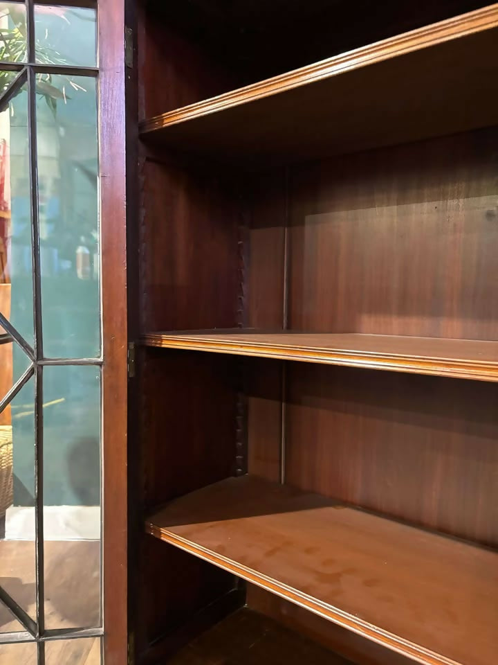 Edwardian Mahogany Astral Glazed Bookcase bbb