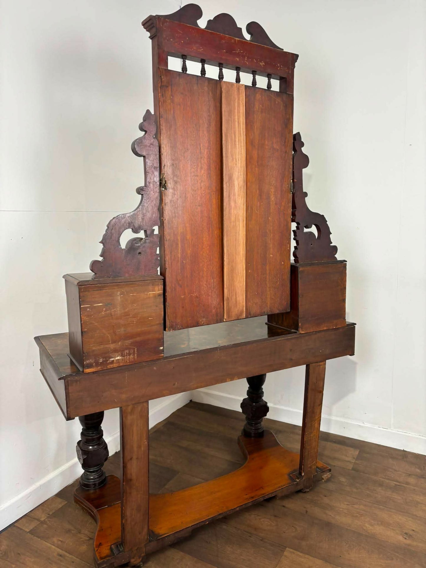 Victorian Burr Walnut Duchess Dressing Table