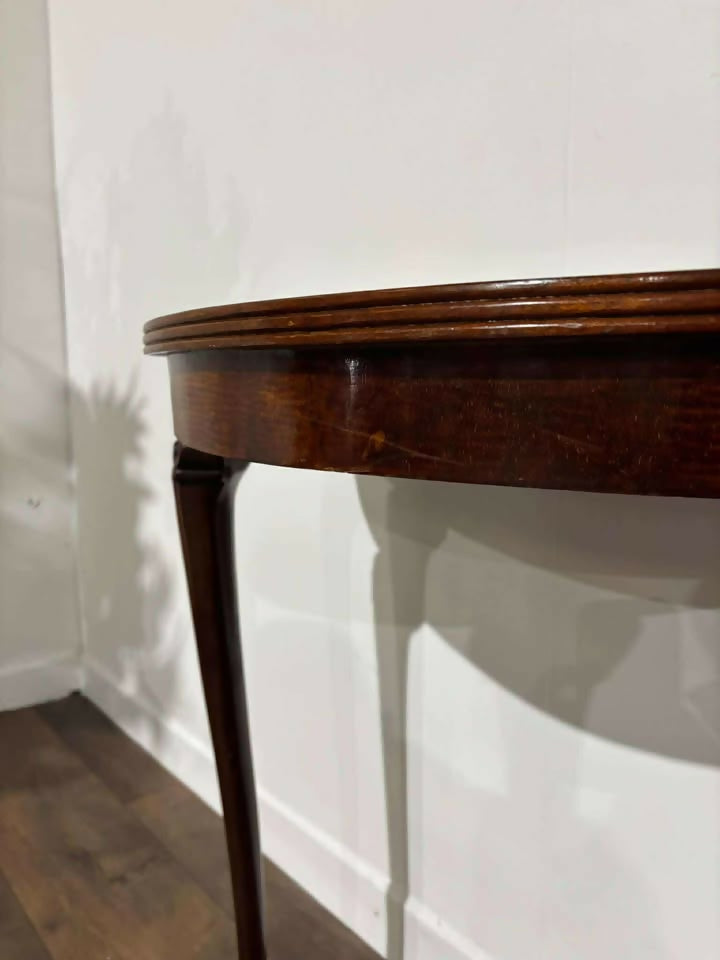 Vintage Mahogany Demi lune Hall Table