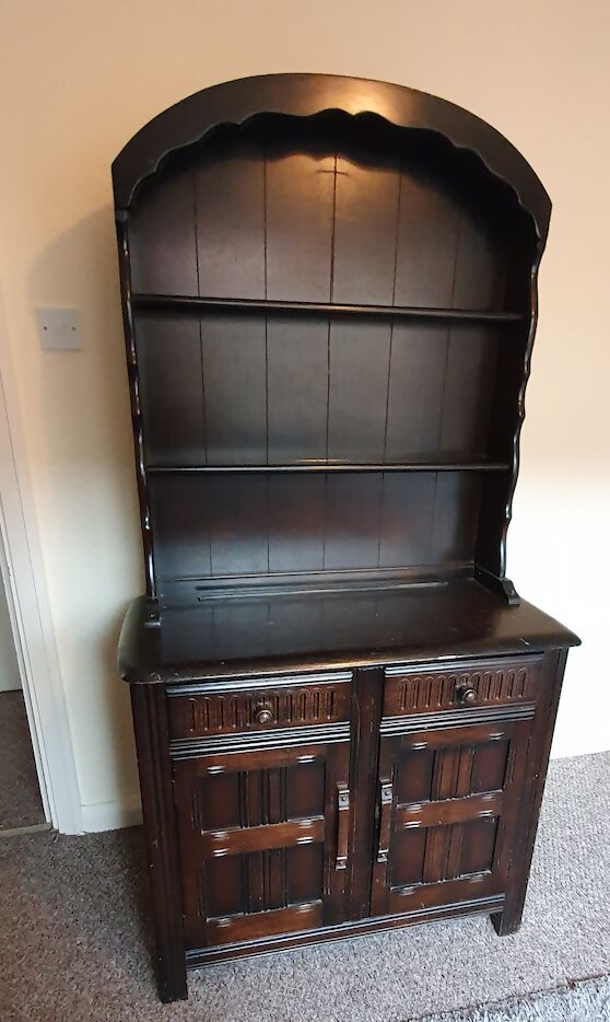 Black Antique Carved Dresser