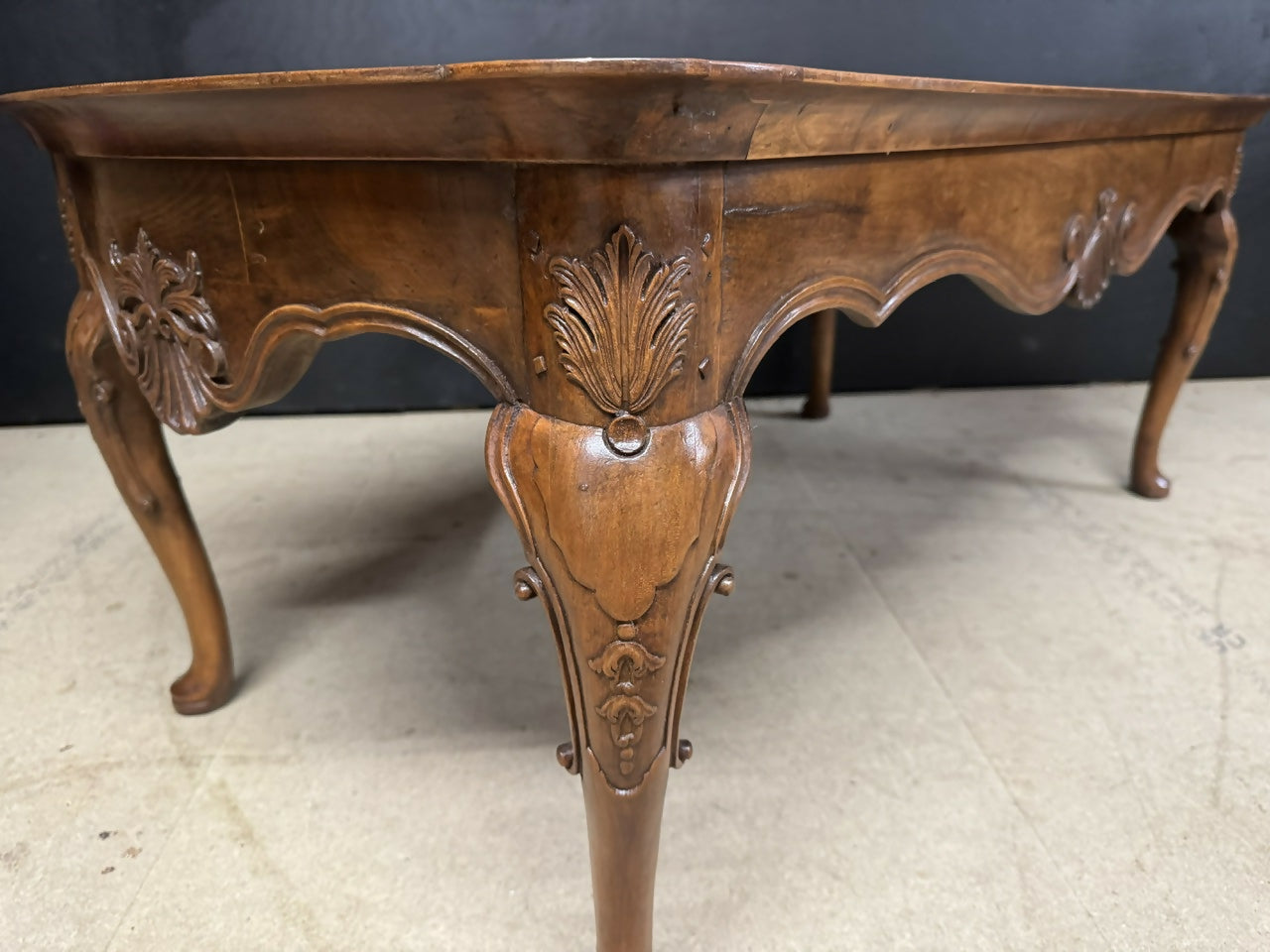 Fine Burr Walnut Coffee Table