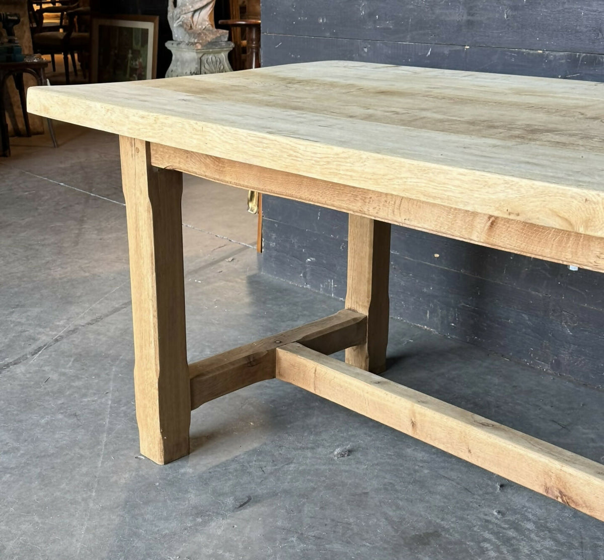 Large Normandy Oak Farmhouse Dining Table