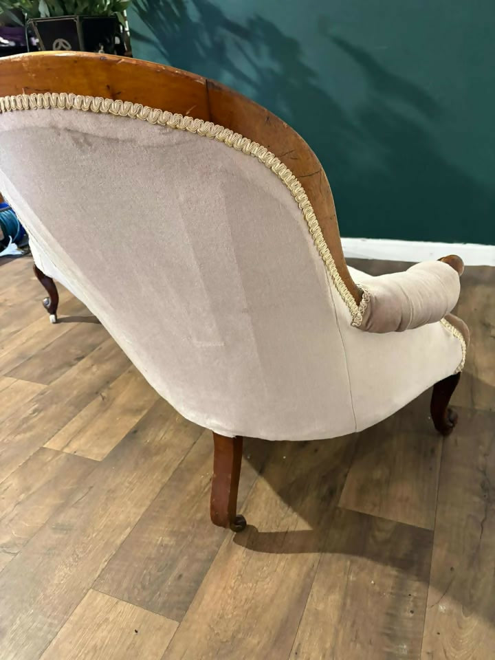 Victorian Mahogany Chaise Longuemm