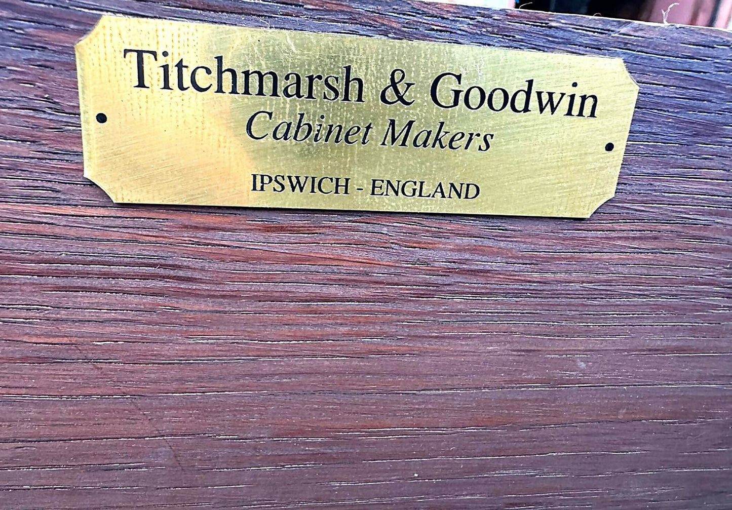 Titchmarsh & Goodwin Oak Draw Top Extending Dining Table / Draw Leaf Table