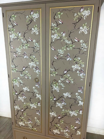 Stag Double wardrobe Blossom Flight Single Drawer