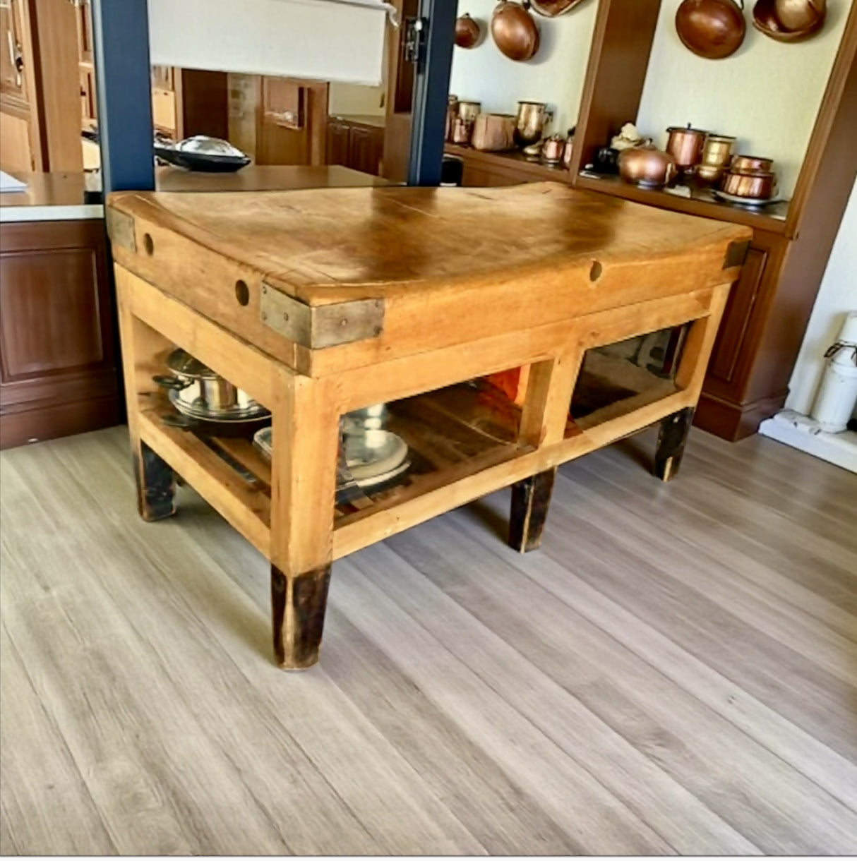 Original a large Butcher Block Utility Unit