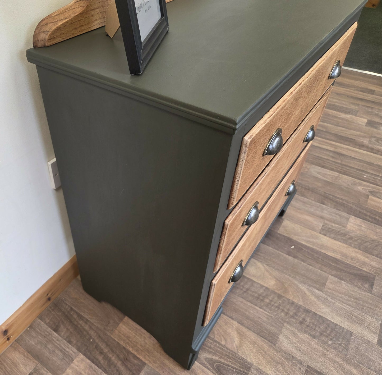 Mid-century solid chest of drawers