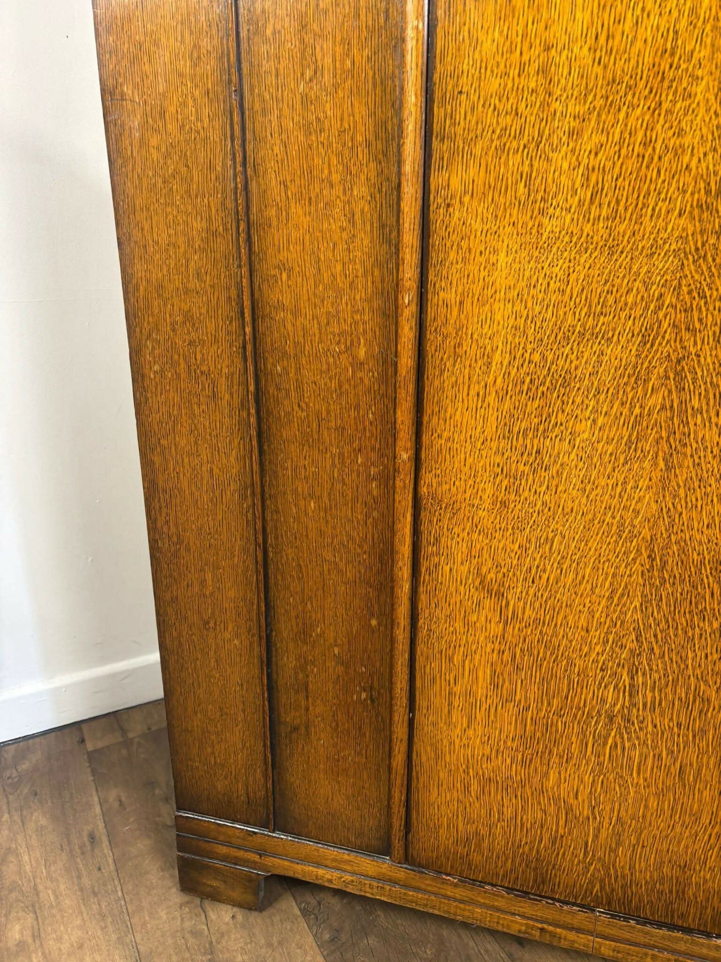 Vintage Oak Single Door Wardrobe