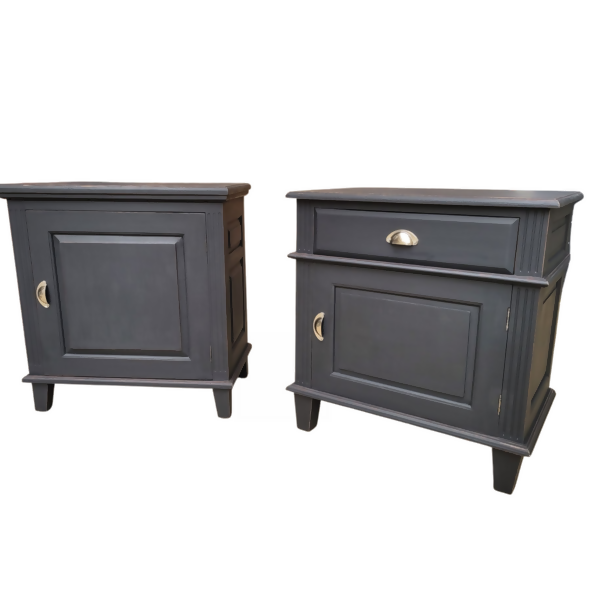 Pair of Wooden Vintage Kitchen Cabinets