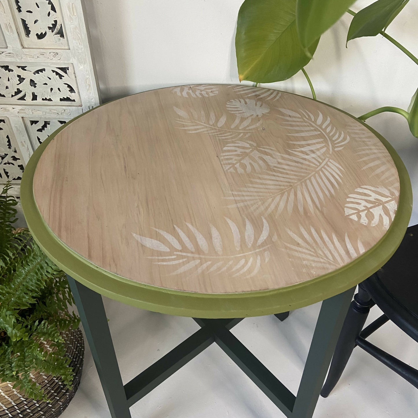 Mid Century Green Vintage Coffee Table