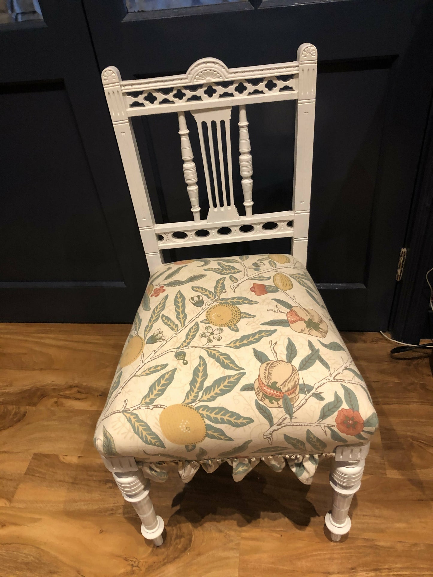 Beautiful Accent VintageChair in William Morris Fabric