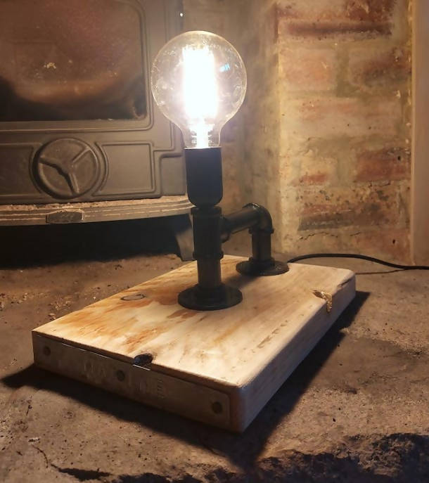 Industrial Steam Punk Vintage Lamp