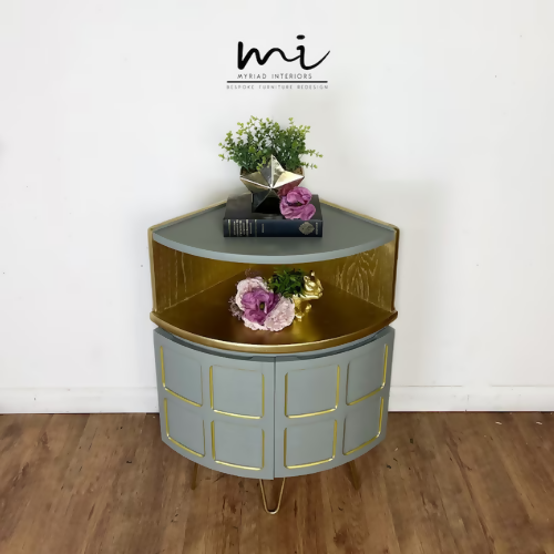 Refurbished mid century modern Nathan corner cabinet, drinks, gin bar, mcm, retro, console, sideboard, vintage