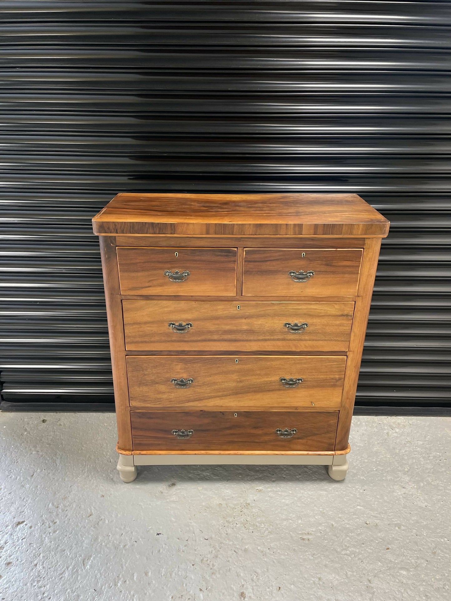Victorian solid wood chest of drawers