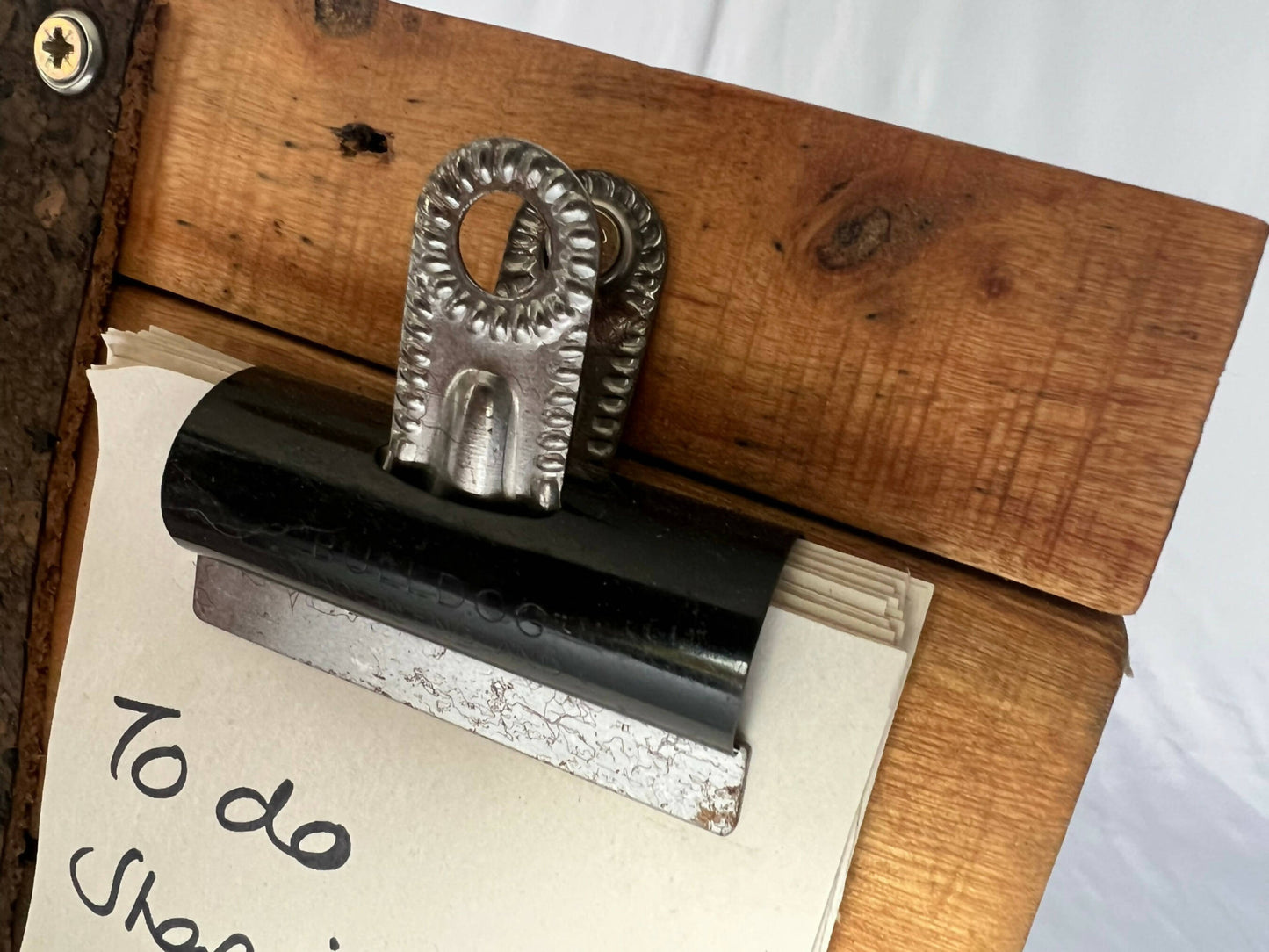 Upcycled Noticeboard Home Organiser Portrait