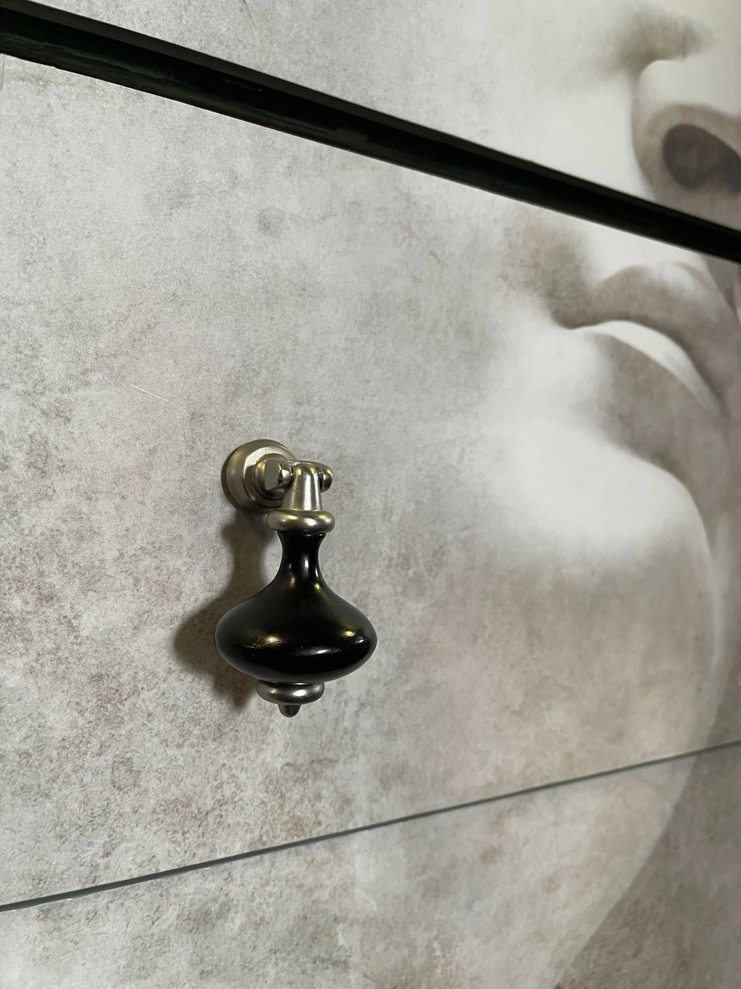 Secrétaire desk, Writing desk depicting Michelangelo’s David