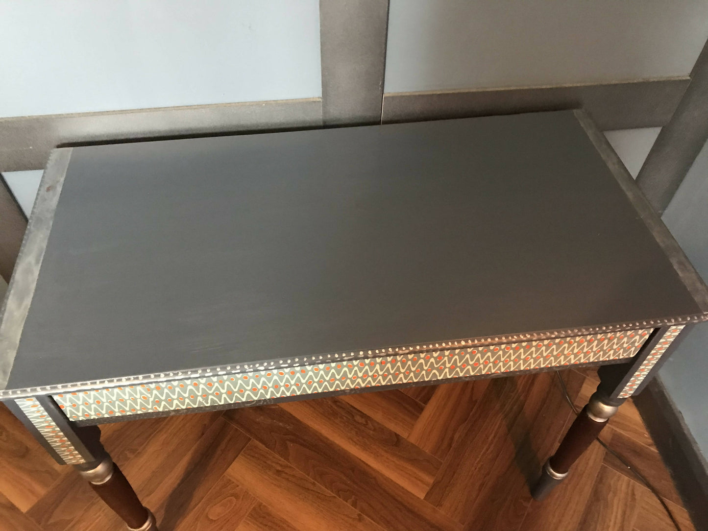 Vintage solid wood table.