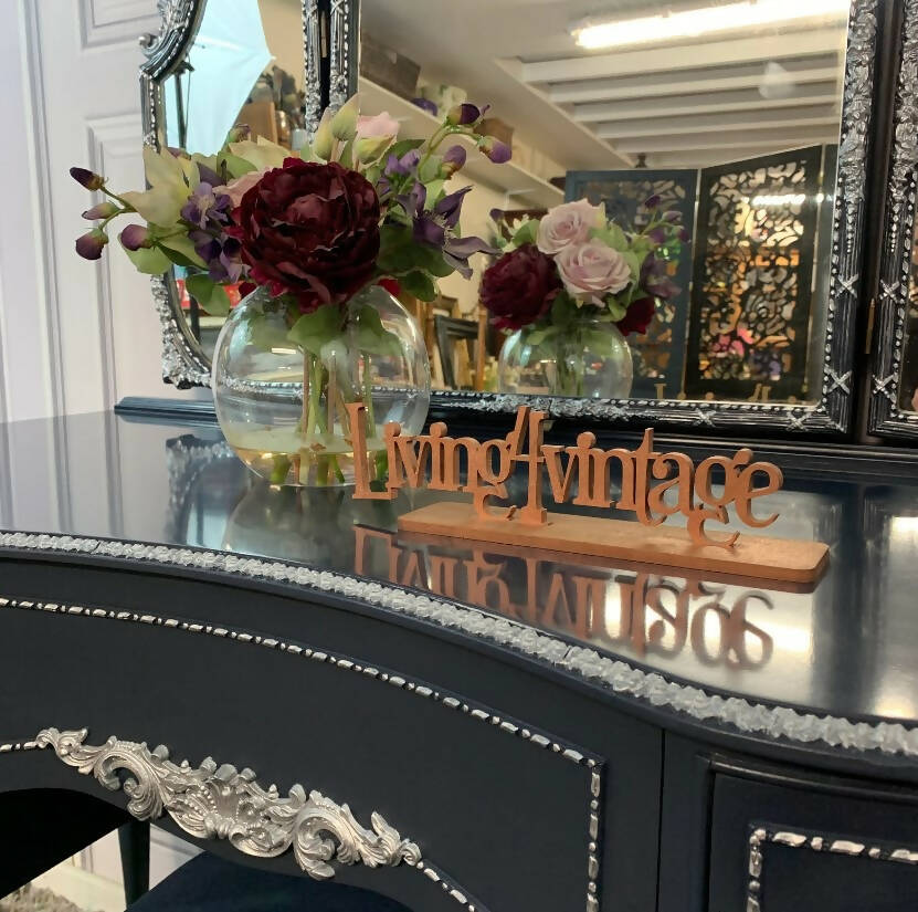 Vintage Carved Dressing Table
