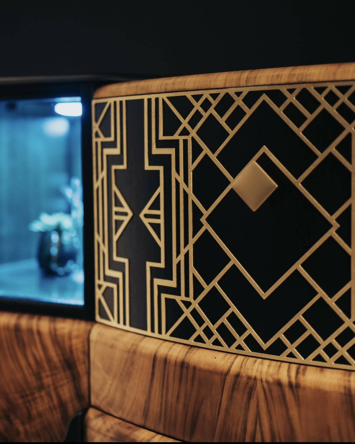Extra Wide Art Deco Sideboard