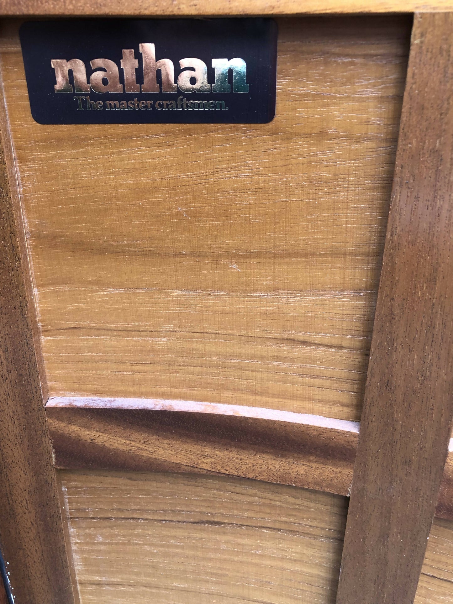 Upcycled nathan corner cabinet