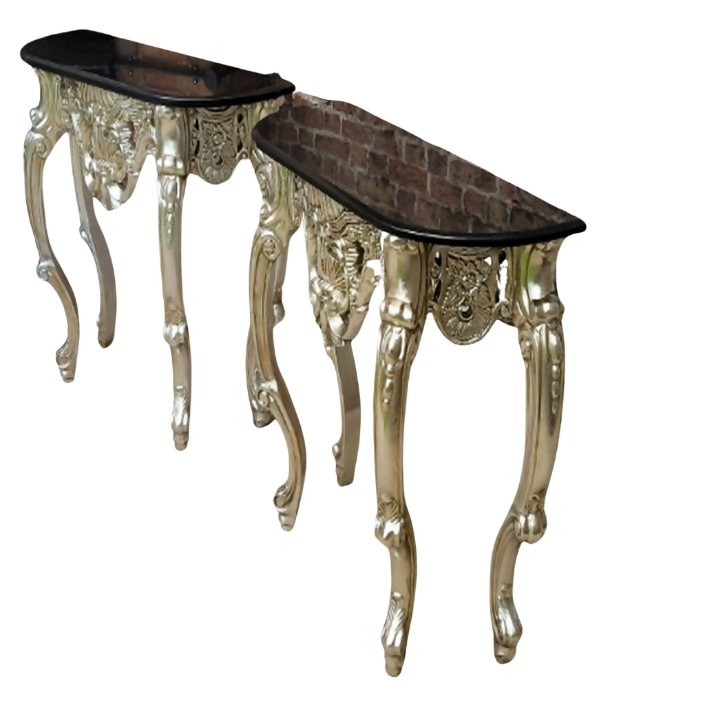 Rococo Antique Gold Console Tables