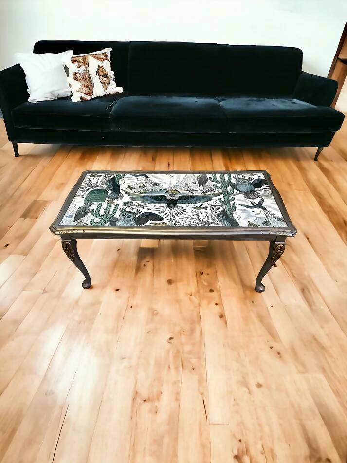 Antique Carved Coffee Table