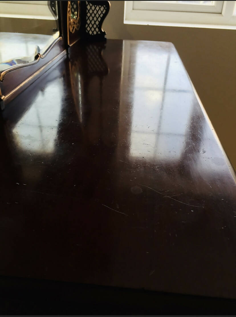 Edwardian Dresser, sideboard, display cabinet, cocktail cabinet. Renovated, gilded. Antique sideboard, Show stopping buffet.