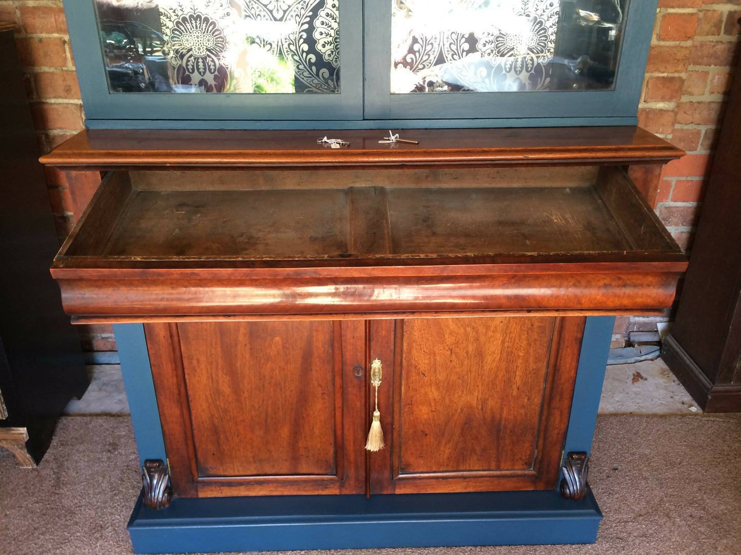 Antique Large Mahogany Dresser