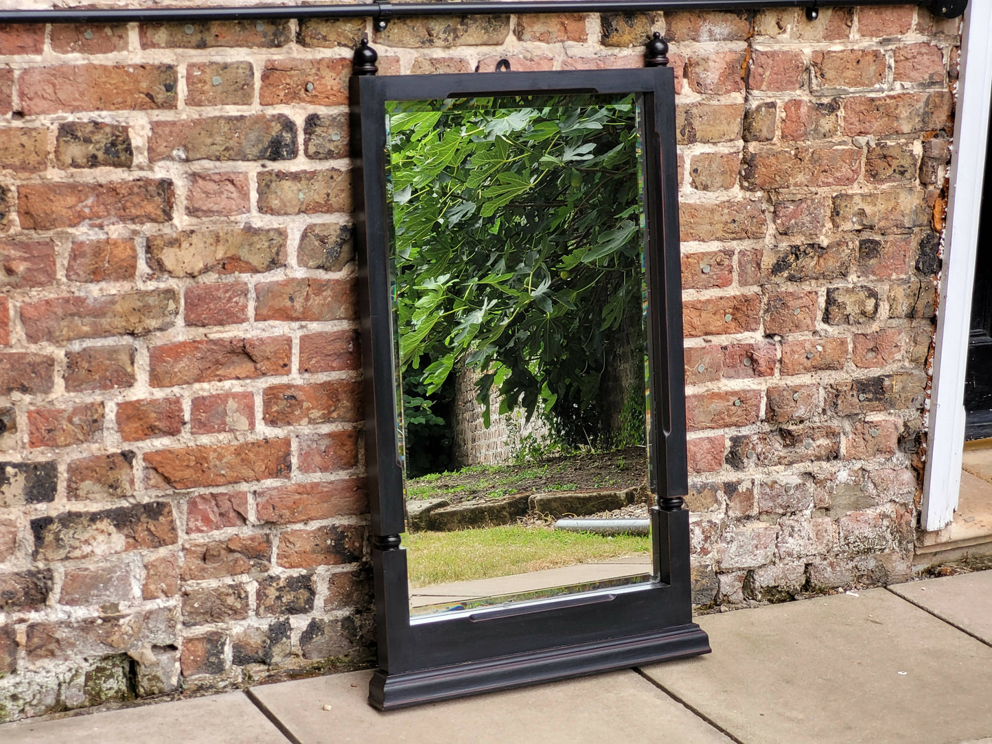 Large Vintage Navy Mirror