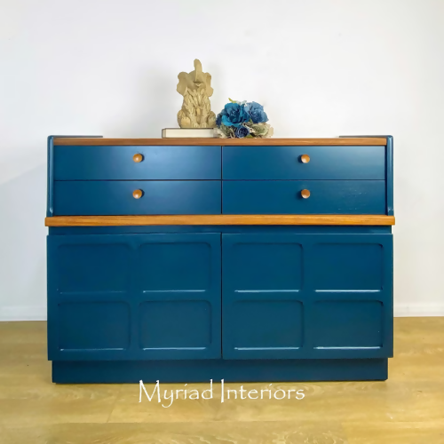 Retro mid century modern Nathan corner unit, drinks cabinet - choose your colour