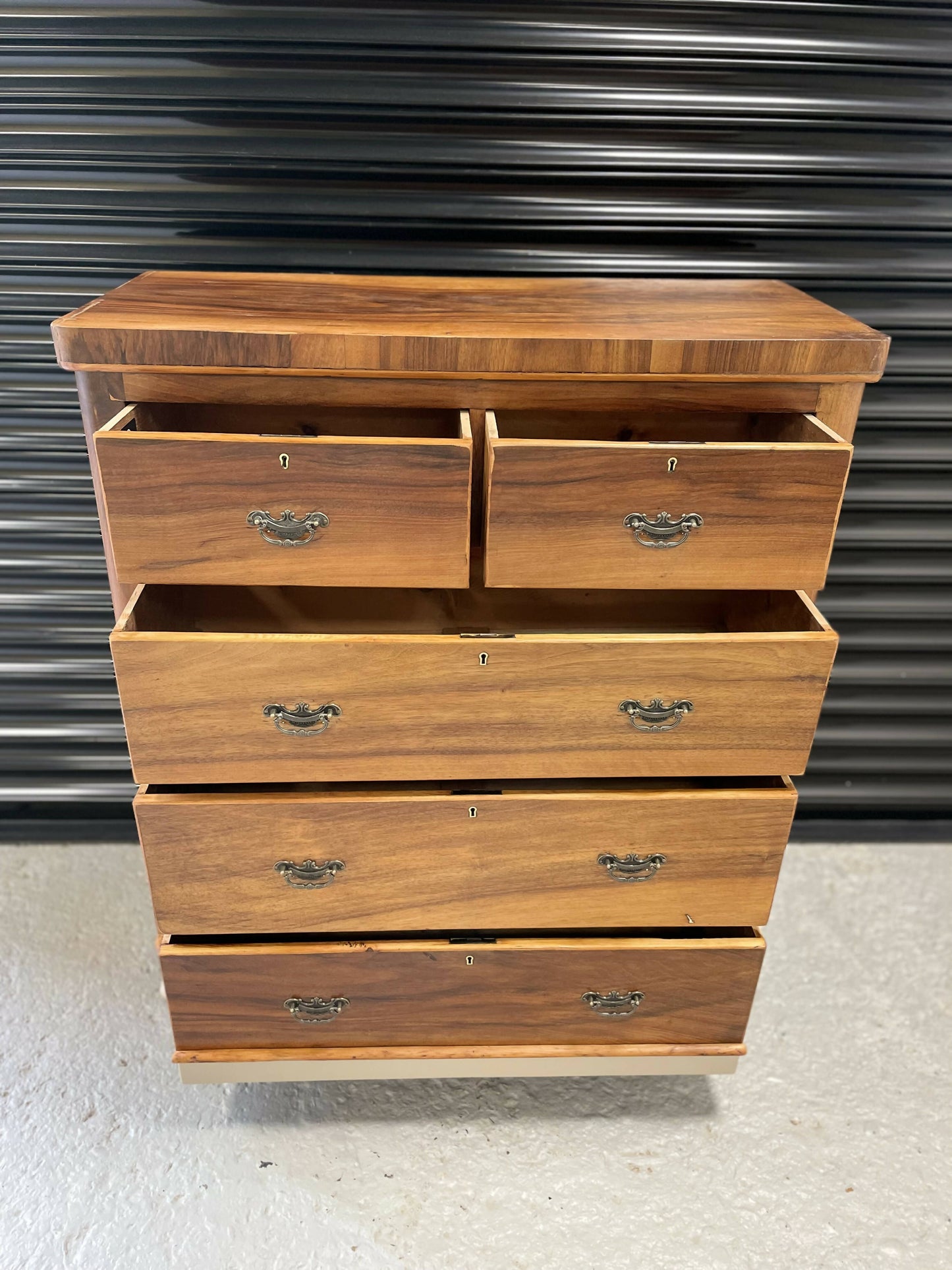 Victorian solid wood chest of drawers