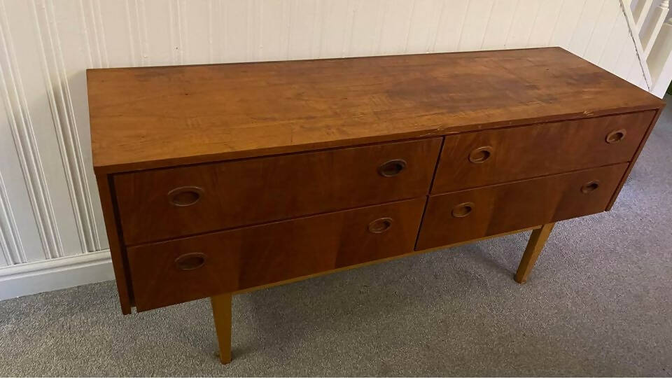 For Custom Commission: Mid Century Low Sideboard/Hallway cabinet/Media unit