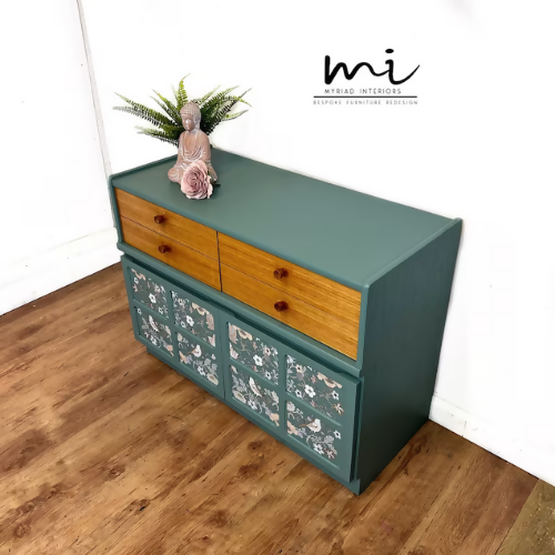 Made To Order Mid century modern Nathan sideboard, retro drinks cabinet, mcm console table, teak tv media unit, upcycled, chest