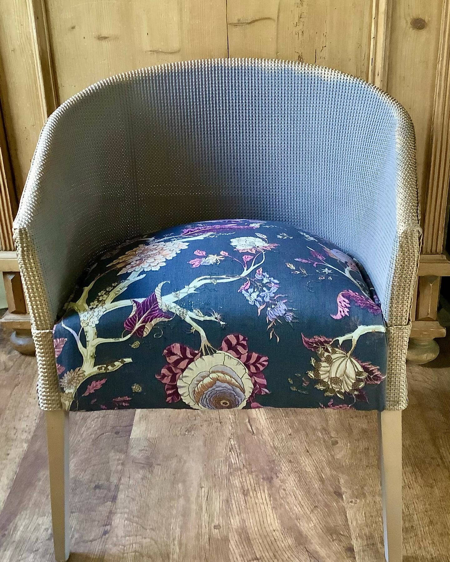 Lloyd Loom 1950s Boudoir / Cocktail Chair