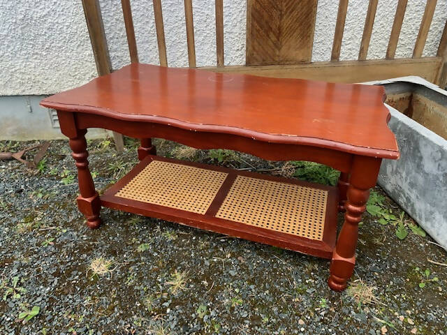 Blue Coastal Coffee Table