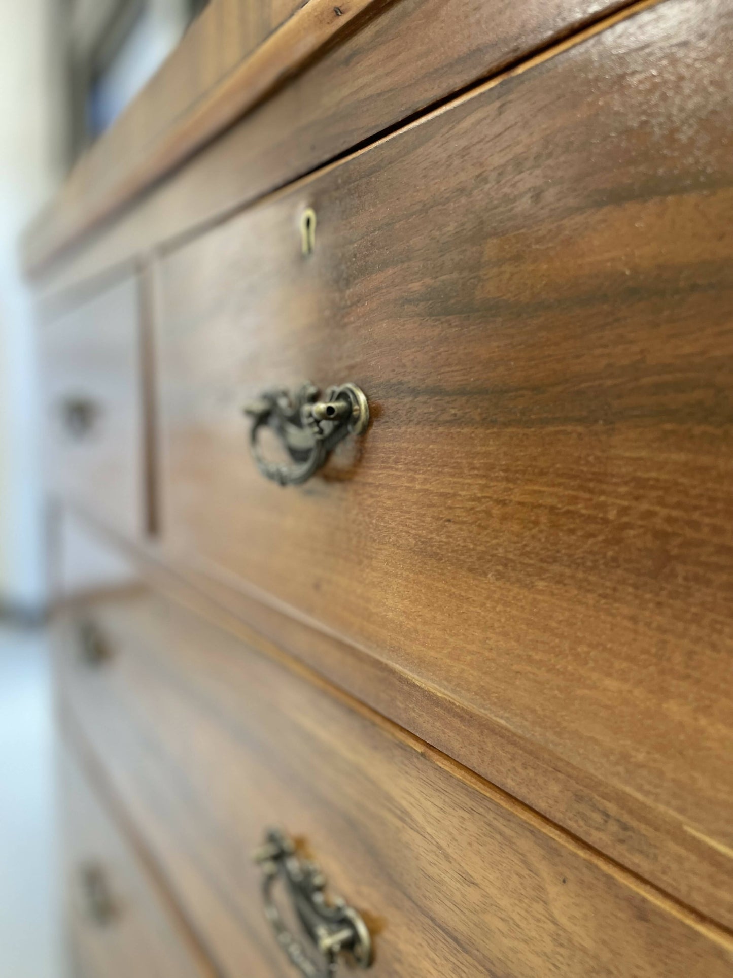 Victorian solid wood chest of drawers