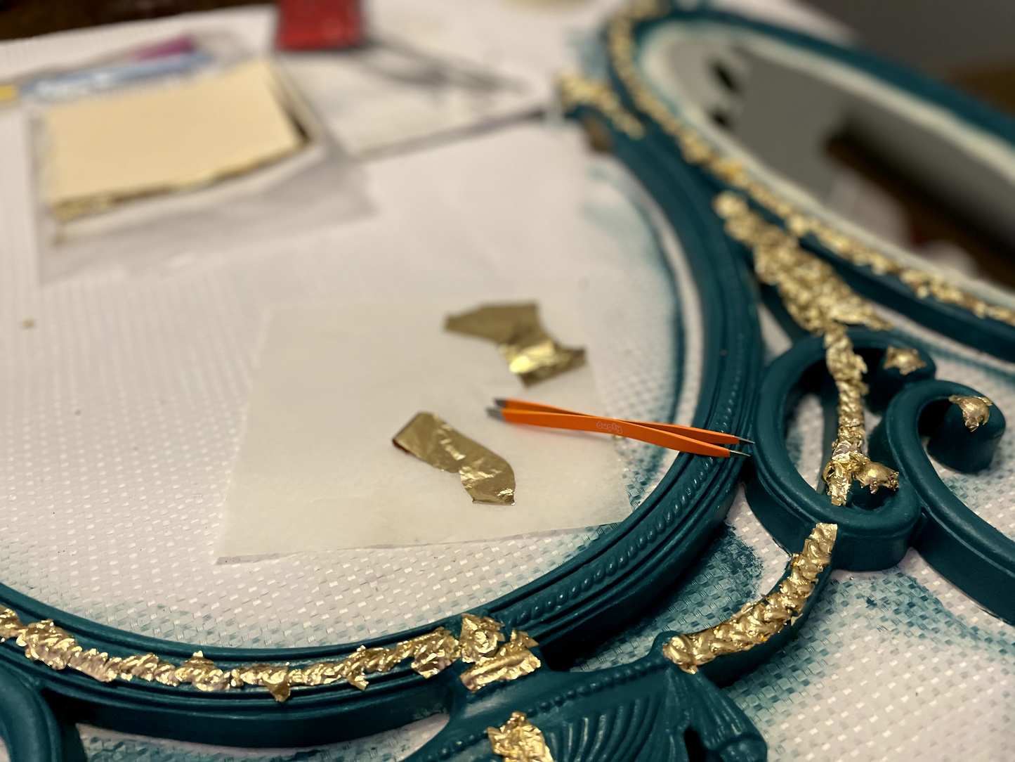 Vintage Olympus Dressing Table With Stool