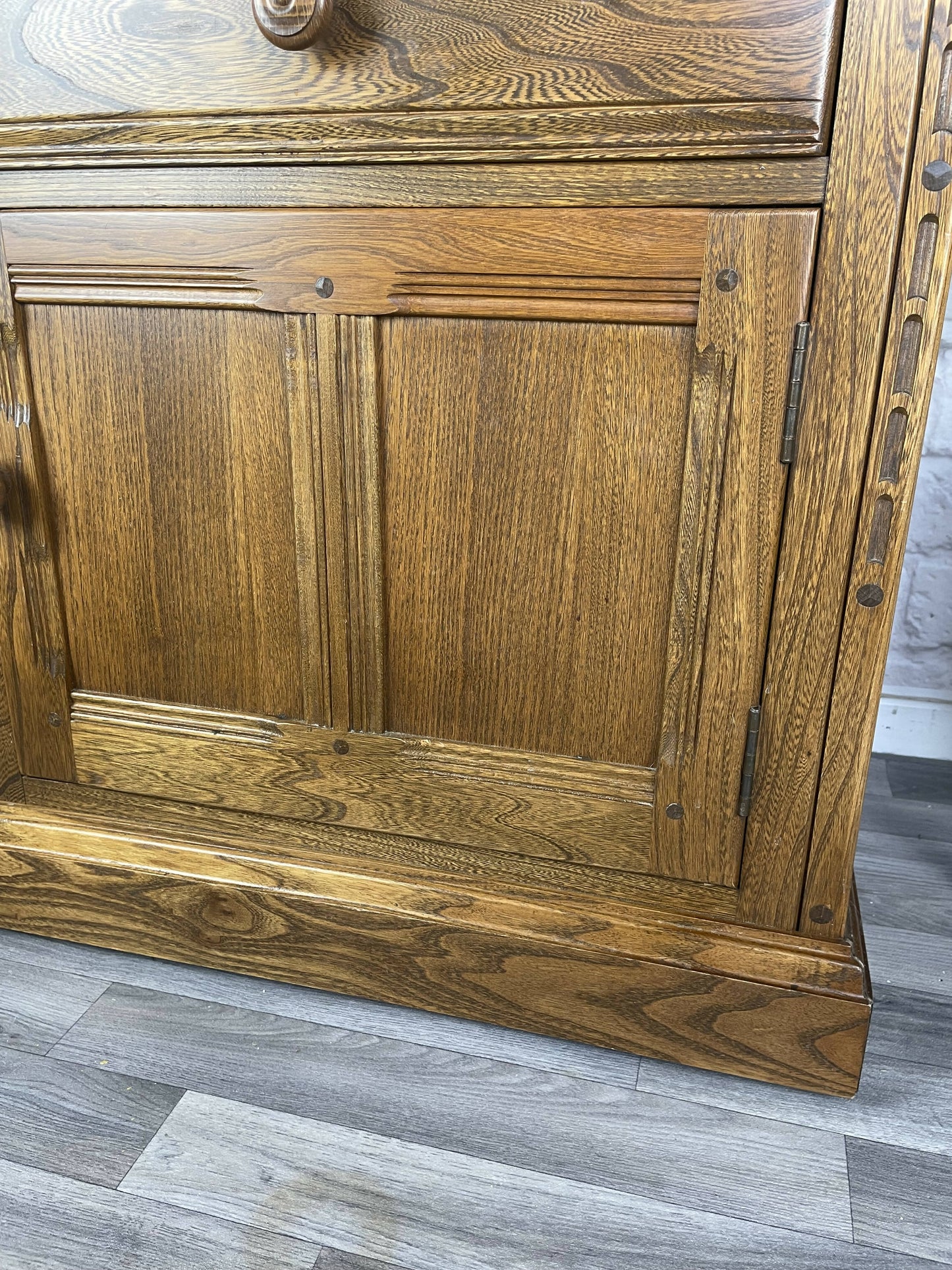 Vintage Ercol Old Colonial Cabinet Cupboard Golden Dawn