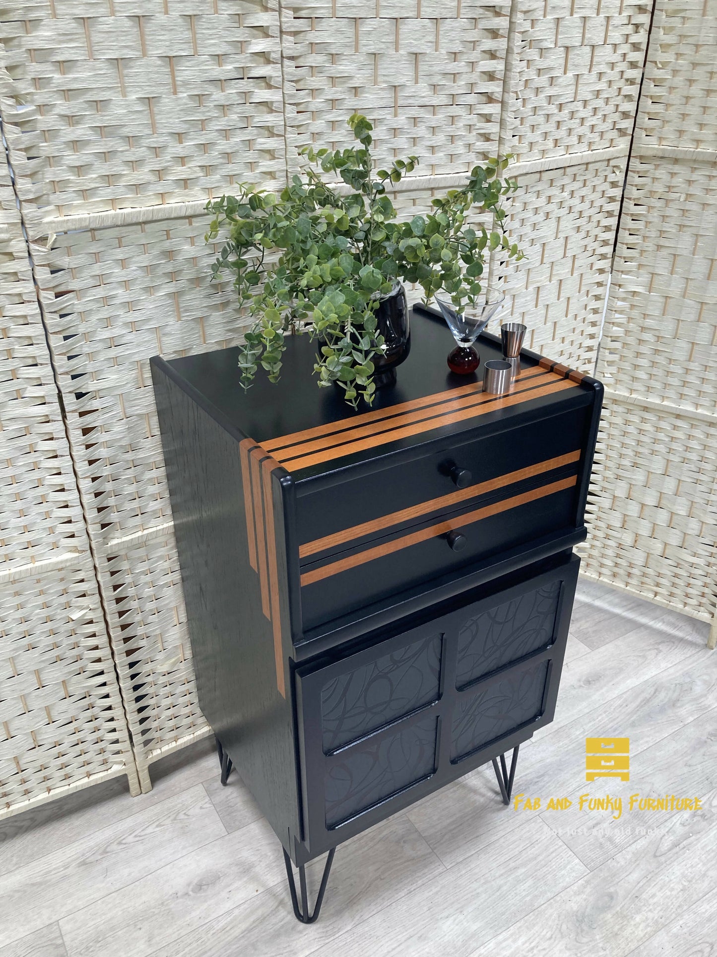 Small Blue Drinks Cabinet ~ similar items available