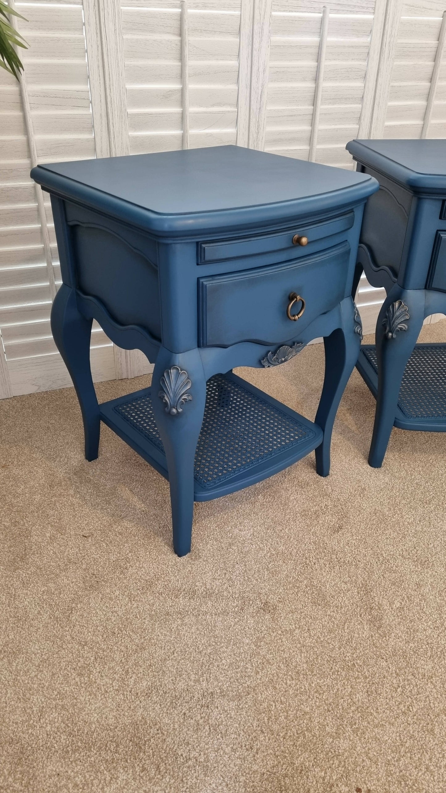 Pair of John Lewis french style bedside cabinets