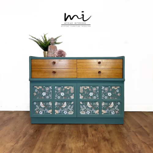 Made To Order Mid century modern Nathan sideboard, retro drinks cabinet, mcm console table, teak tv media unit, upcycled, chest