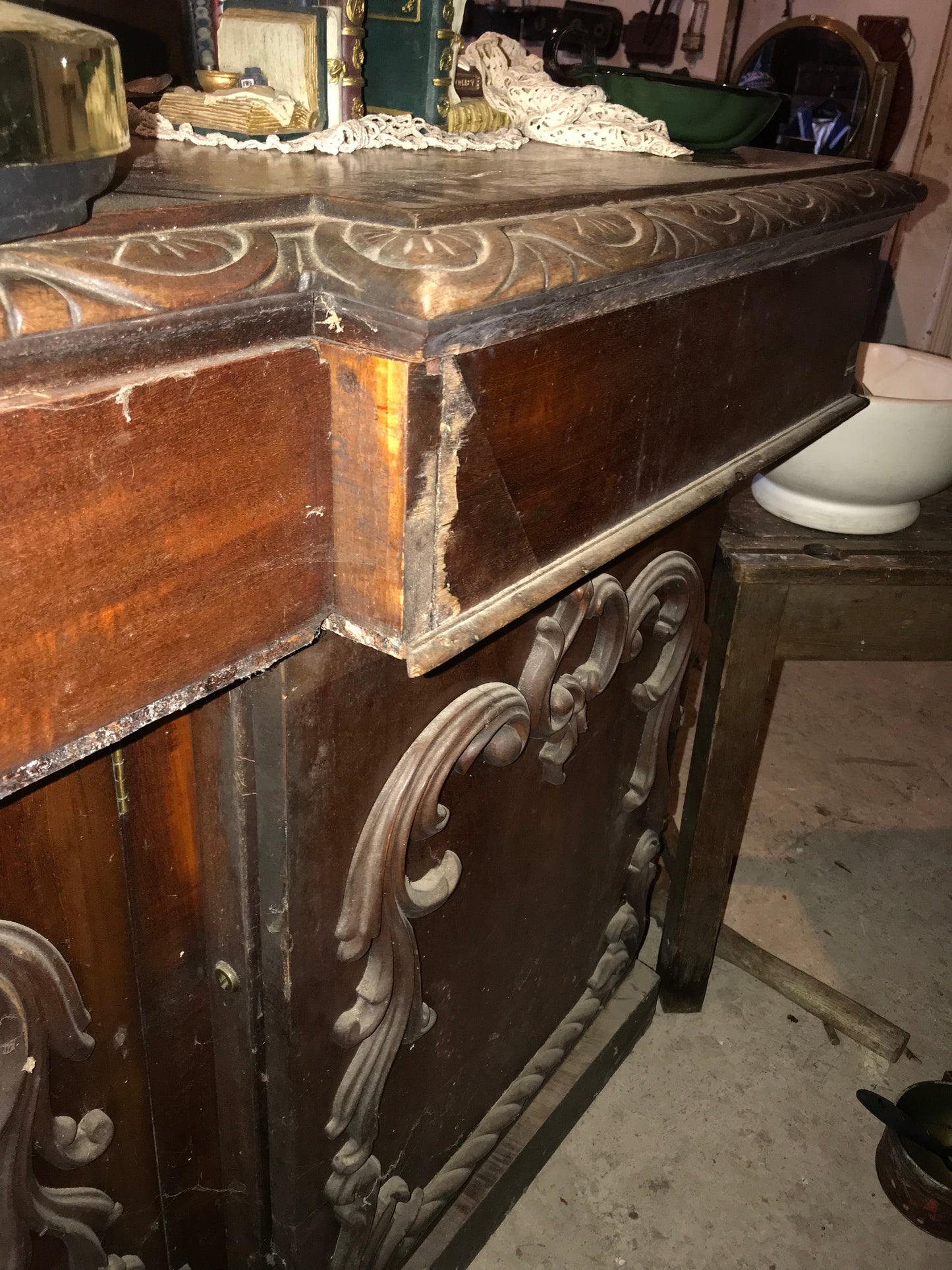 Large gothic sideboard