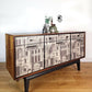 Mid-Century Vintage Sideboard / Art Deco Cocktail Drinks Cabinet by Heal's