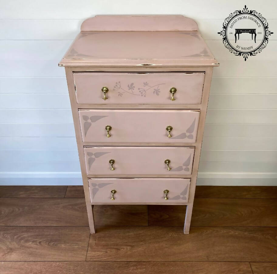 Tallboy Vintage French Drawers