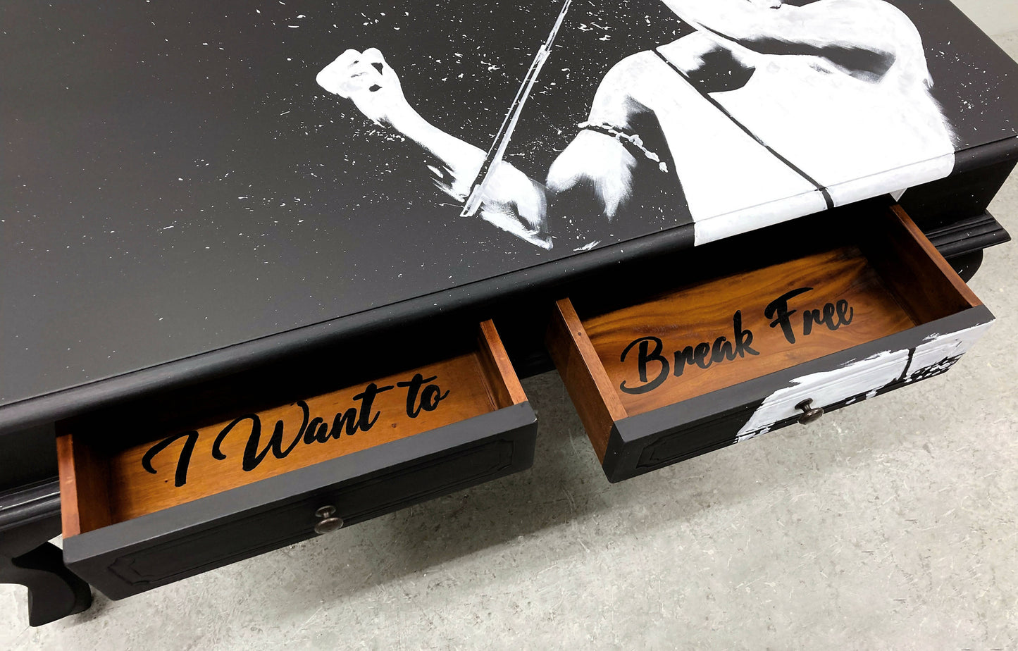 Vintage Upcycled Free Mercury Coffee Table