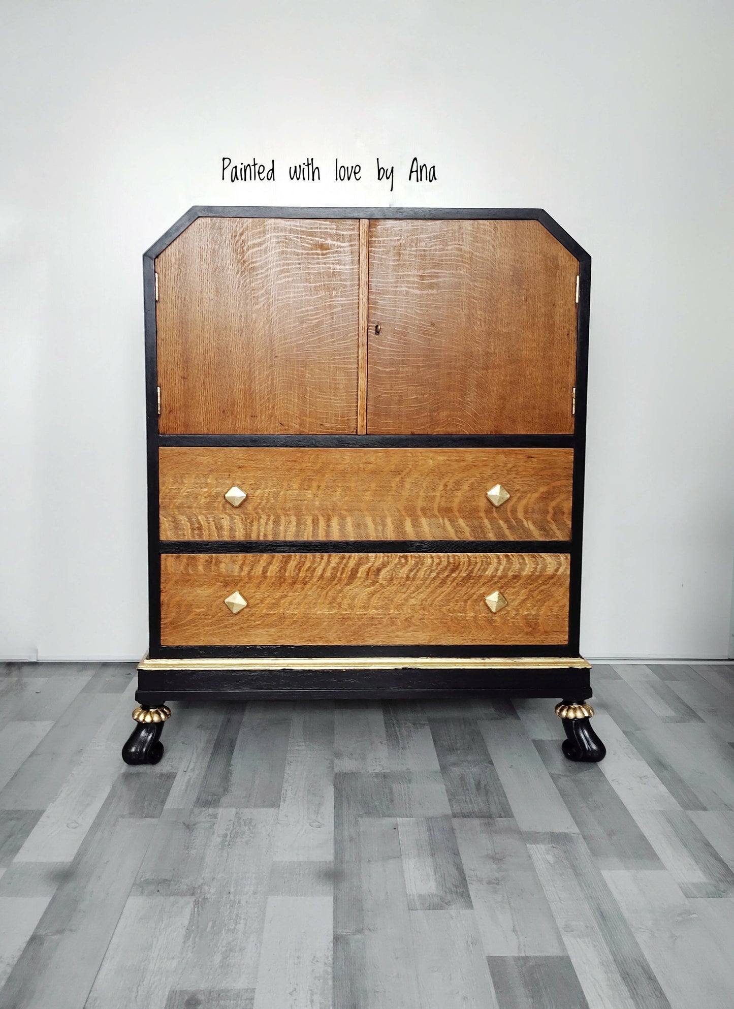 Vintage Wooden Drinks Cabinet