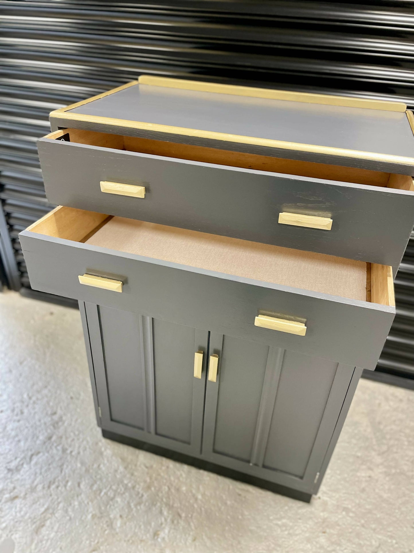 Two Door Vintage Linen Cupboard