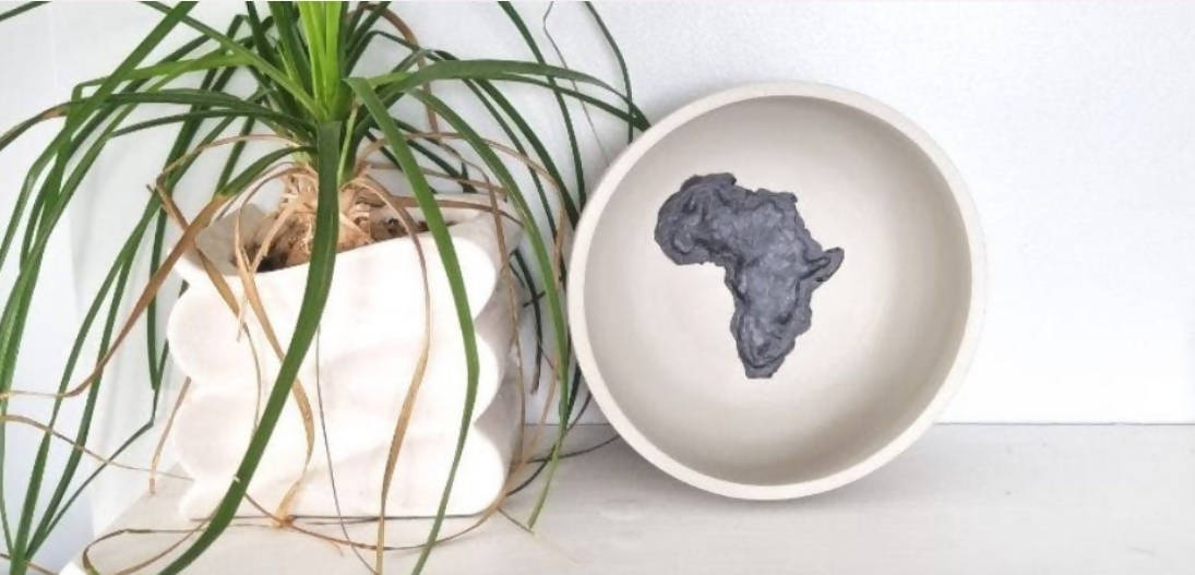 Vintage White Bowl Wall Art